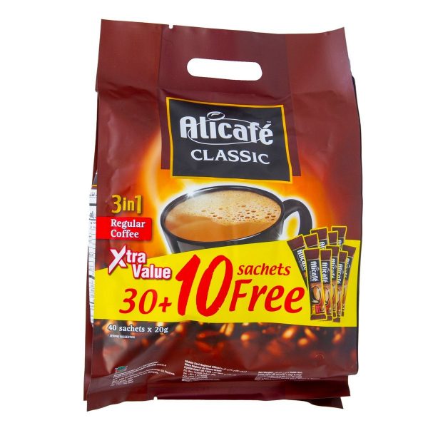 Alicafe Classic 3in1 Coffee 12x  30+10x 20g