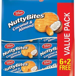 Tiffany, Nutty Bites, Almond, Value Pack, 3x 8 x 72 gm