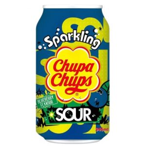 Chupa Chups Sparkling Soda Blueberry Flavour 24x345ml