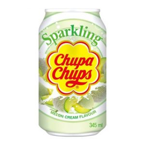 Chupa Chups Sparkling Soda Melon Cream Flavour 24x345ml